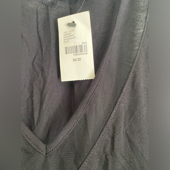 Lane Bryant black sleeveless top - Picture 6 of 7